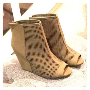 Juicy Couture wedge booties
